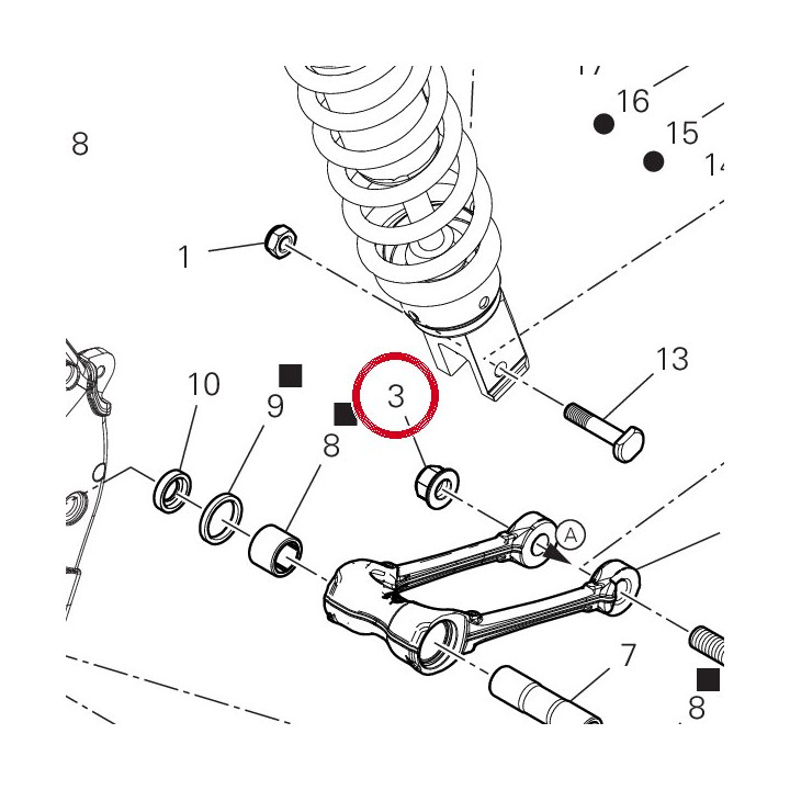Ecrou 74841161A — réf. 74841161A | Ducati Store