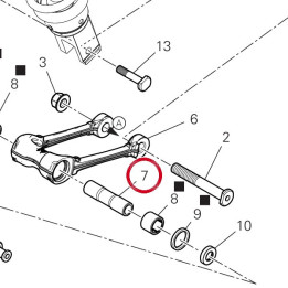 Entretoise interne tirant — réf. 7131F861A | Ducati Store