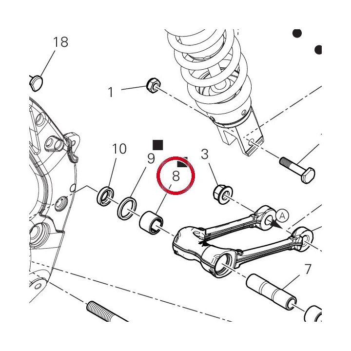 Roulement à rouleaux — réf. 70141051A | Ducati Store