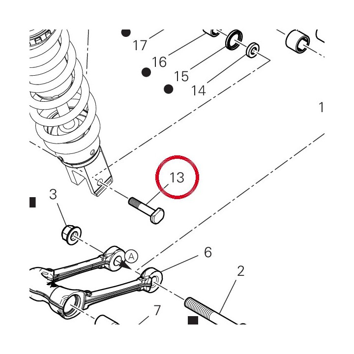 Vis inférieur 7791D853AA — réf. 7791D853AA | Ducati Store