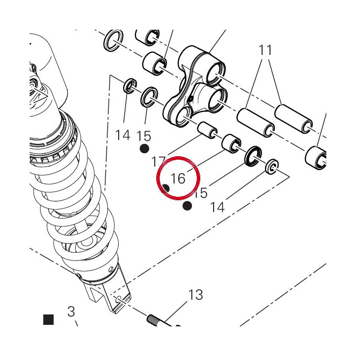 Roulement à rouleaux — réf. 70140981A | Ducati Store