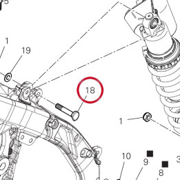 Vis supérieur 7791D843AA — réf. 7791D843AA | Ducati Store