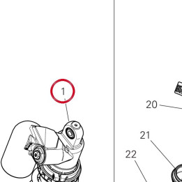 Amortisseur arrière Showa — réf. 36522745A | Ducati Store