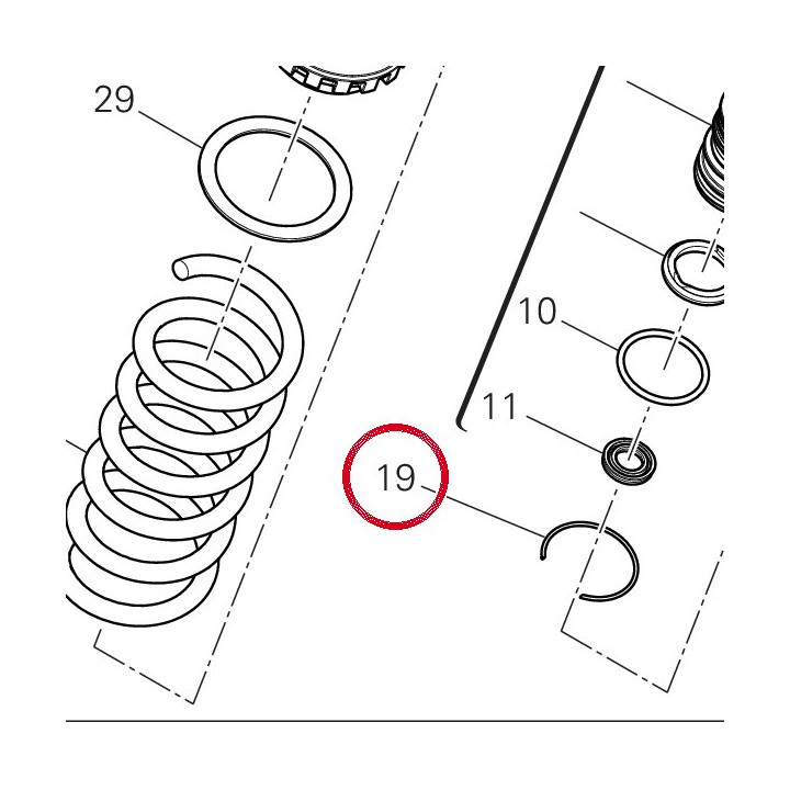Bague D'Arret 36640831A — réf. 36640831A | Ducati Store