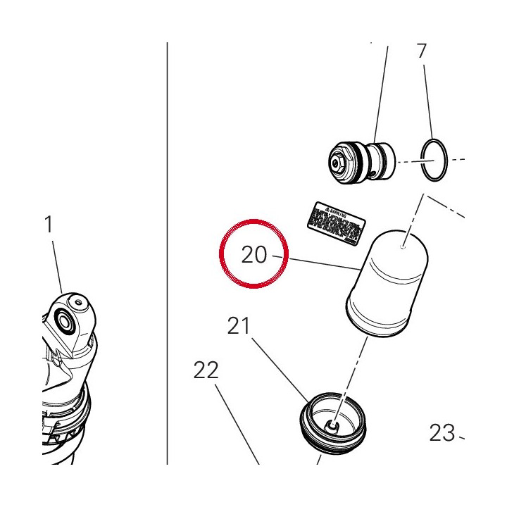 Membrane à soufflet — réf. 36640841A | Ducati Store