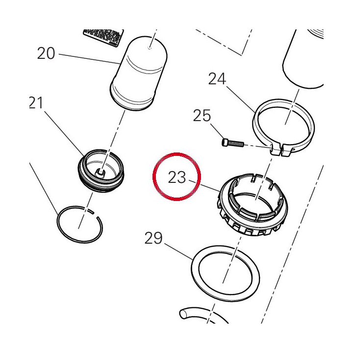 Écrou réglage ressort — réf. 36640881A | Ducati Store