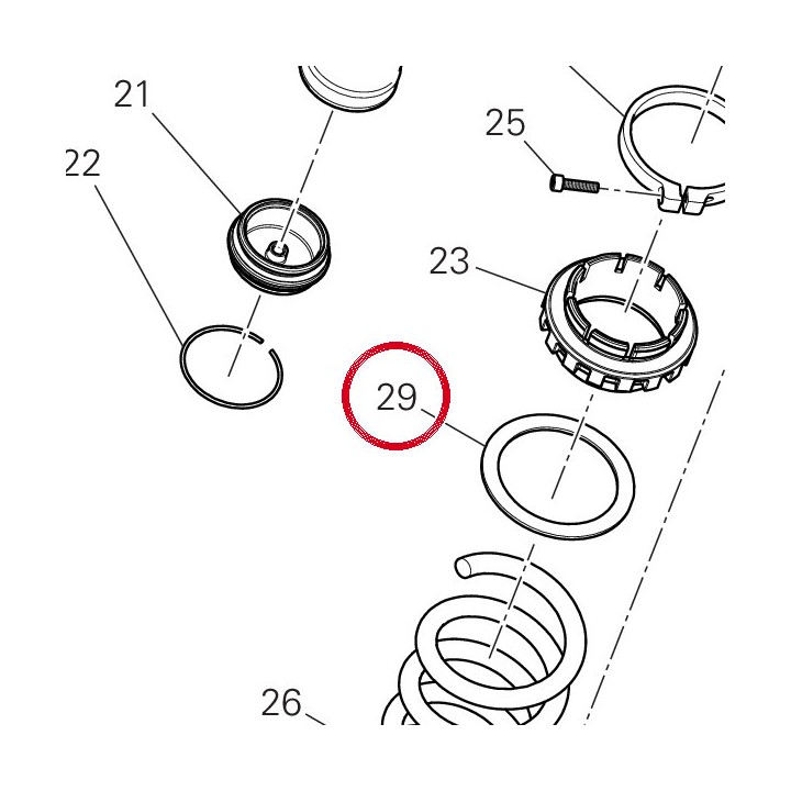 Siège du ressort 36640931A — réf. 36640931A | Ducati Store