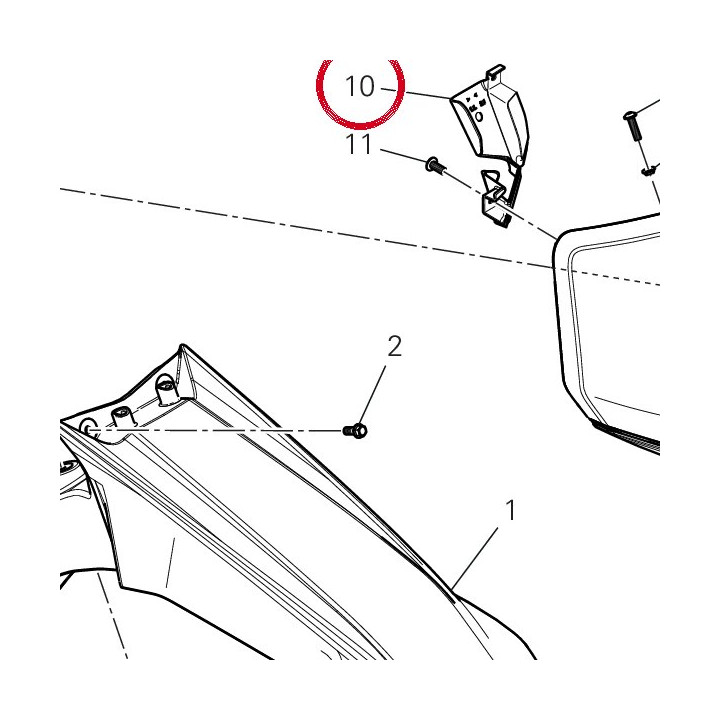 Guide tuyau 48114931A — réf. 48114931A | Ducati Store