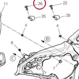 Vis taraud 77440171A — réf. 77440171A | Ducati Store