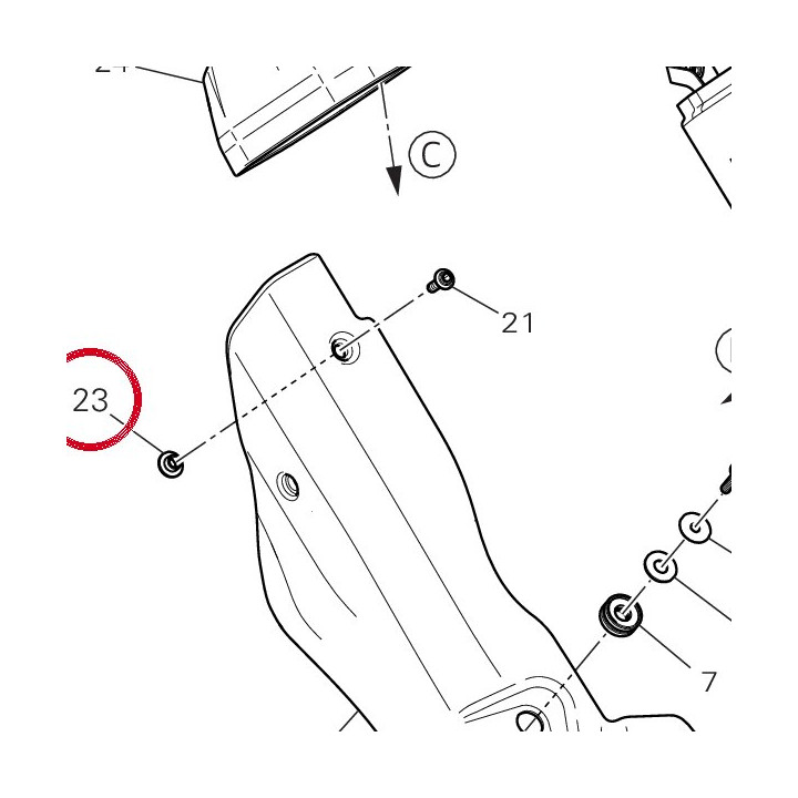 Entretoise 71614481AA — réf. 71614481AA | Ducati Store
