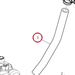 Tuyau refoulement droit — réf. 80012811A | Ducati Store