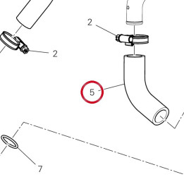 Coolant hose 80012841A — réf. 80012841A | Ducati Store