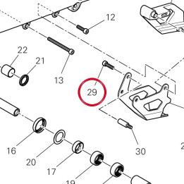 Vis tef M6X14 77250988B — réf. 77250988B | Ducati Store