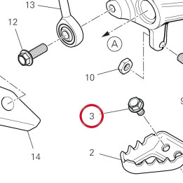 Vis tef M5X12 77210471B — réf. 77210471B | Ducati Store