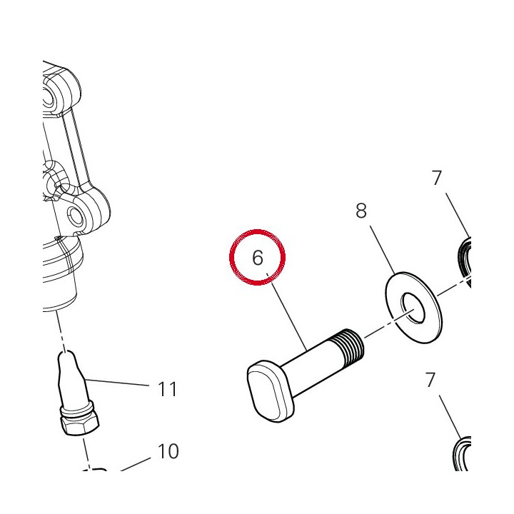 Fulcre de rotation — réf. 7791D891AA | Ducati Store