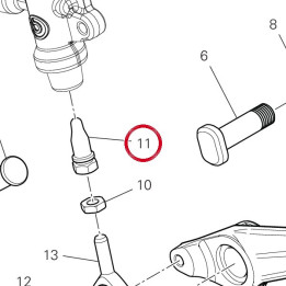 Tige maître cylindre — réf. 11714011AA | Ducati Store