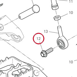Vis tef M6X20 77210631A — réf. 77210631A | Ducati Store