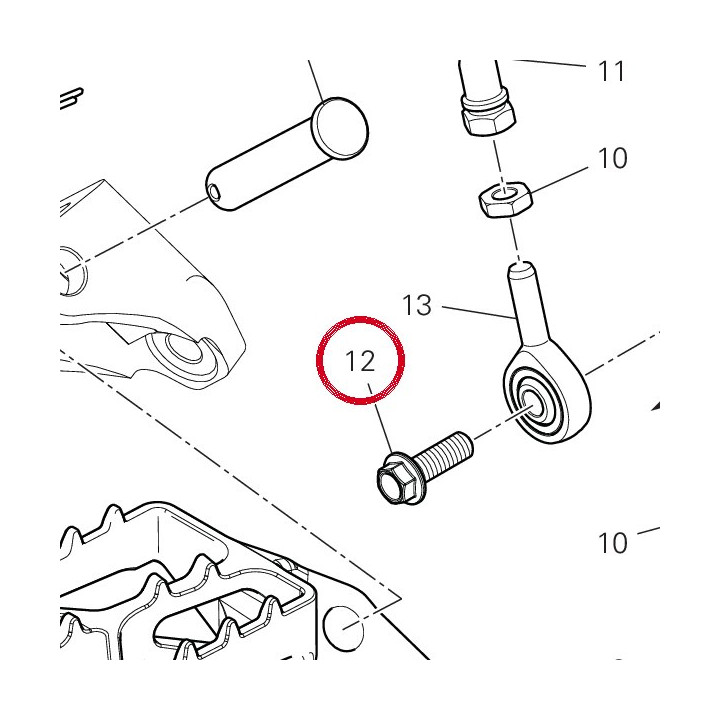 Vis tef M6X20 77210631A — réf. 77210631A | Ducati Store