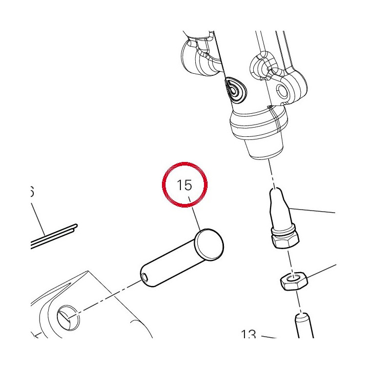 Pivot Repose-Pieds — réf. 8211A641AA | Ducati Store