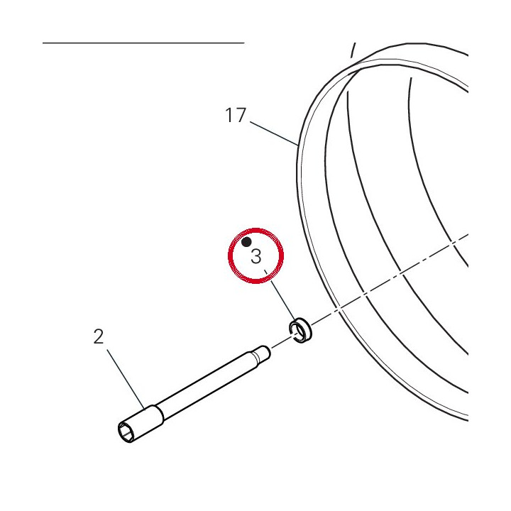 Entretoise ext. droit — réf. 71413921AA | Ducati Store