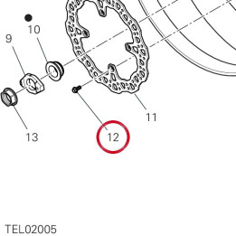 Vis 7725328BZH — réf. 7725328BZH | Ducati Store