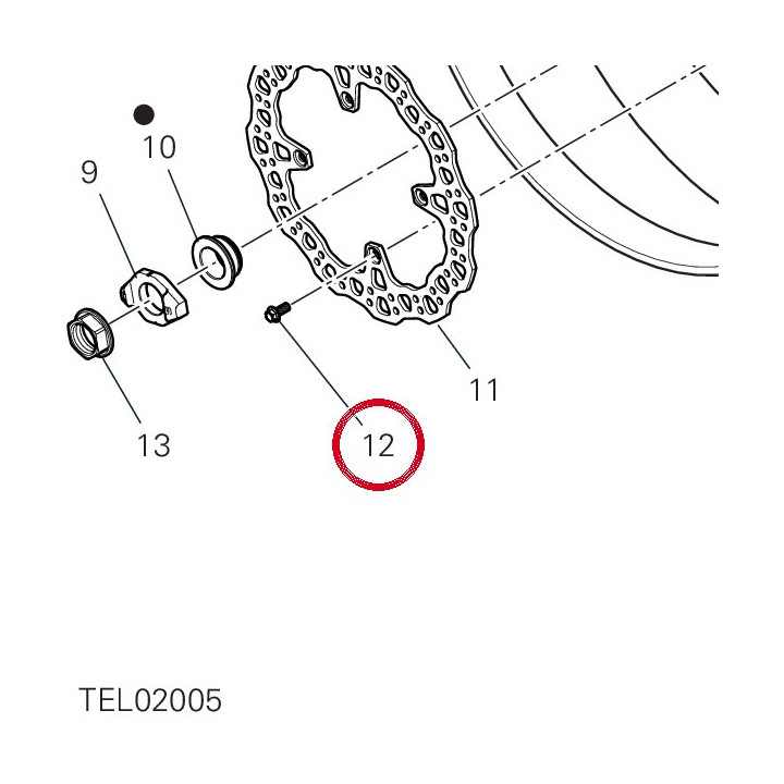 Vis 7725328BZH — réf. 7725328BZH | Ducati Store