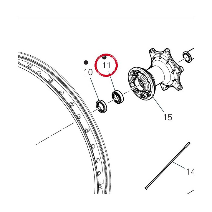 Roulement à billes 70242441A — réf. 70242441A | Ducati Store