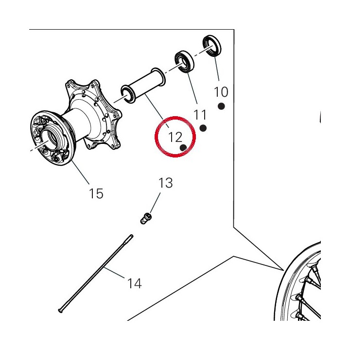 Entretoise interne — réf. 71413891BA | Ducati Store