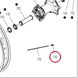 Nipple, rayon 81540161A — réf. 81540161A | Ducati Store