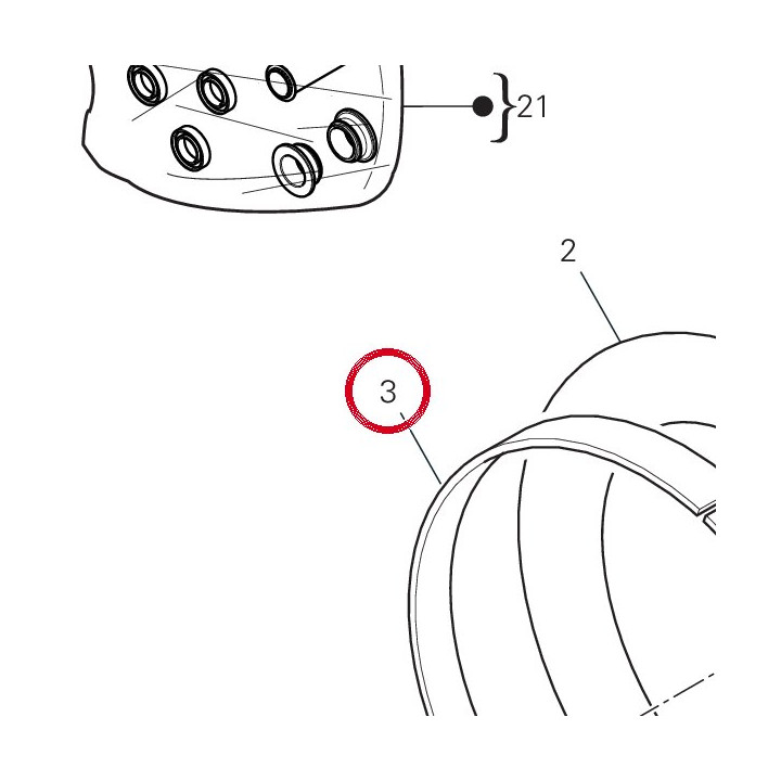 Protection chambre à air — réf. 46047721A | Ducati Store