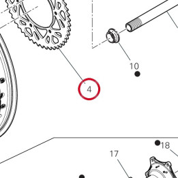 Corona Z49 - 520 49417171AA — réf. 49417171AA | Ducati Store