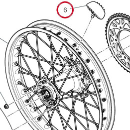 Clip de pneu 8301P971A — réf. 8301P971A | Ducati Store