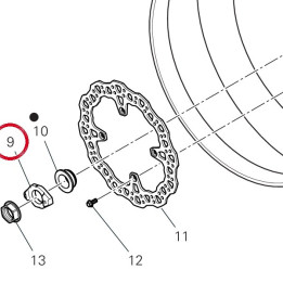 Tendeur chaîne droit — réf. 37311132AA | Ducati Store