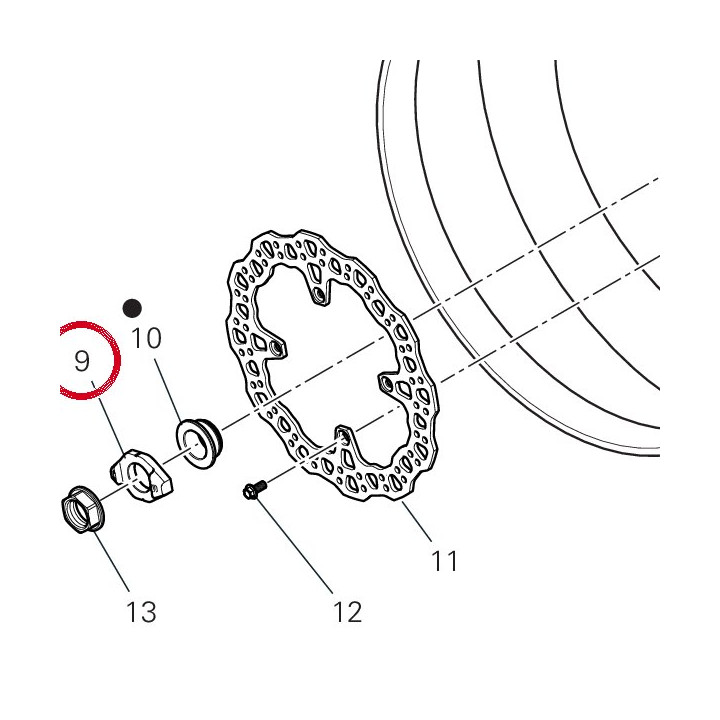 Tendeur chaîne droit — réf. 37311132AA | Ducati Store