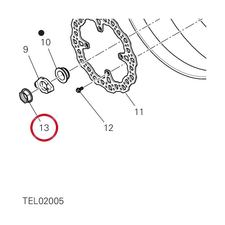Ecrou 74811541AA — réf. 74811541AA | Ducati Store