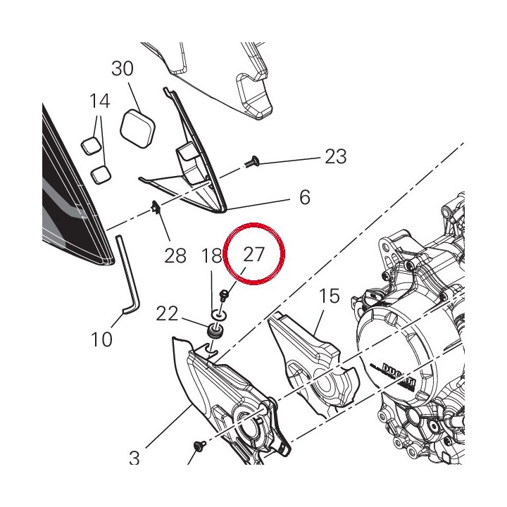 Vis tef M5X12 77250728B — réf. 77250728B | Ducati Store