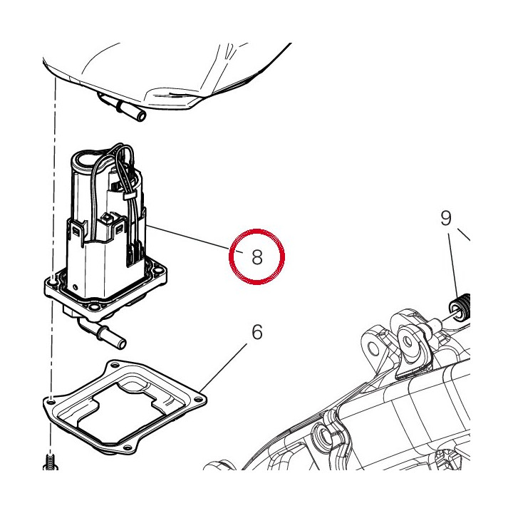 Pompe à carburant 43040471A — réf. 43040471A | Ducati Store
