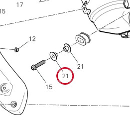 Entretoise 71615551AA — réf. 71615551AA | Ducati Store