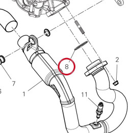 Joint tuyau échappement — réf. 79010581A | Ducati Store