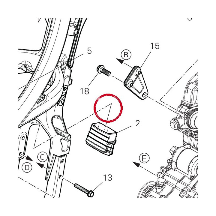 Cadre 47112113E — réf. 47112114E | Ducati Store