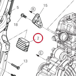 Bouchon inférieur 8721H151A — réf. 8721H151A | Ducati Store