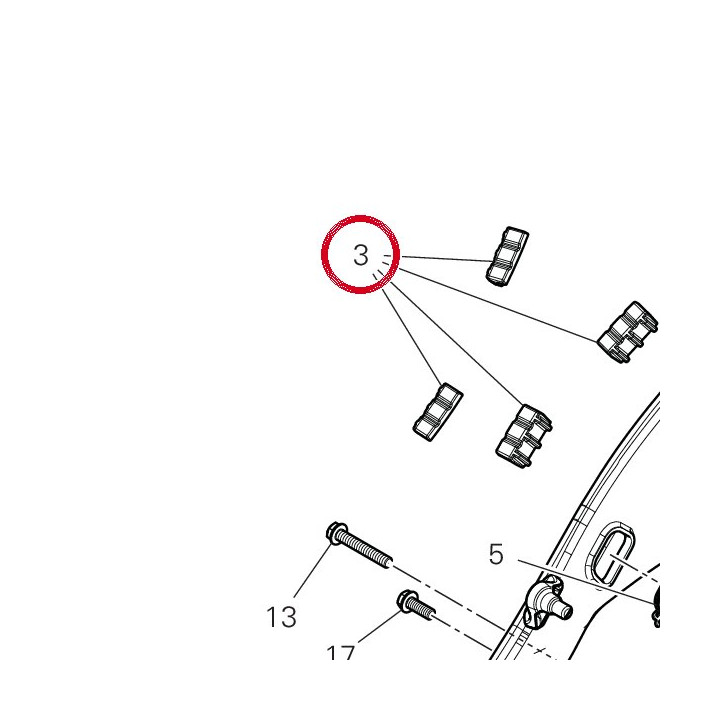 Tampon 86614361A — réf. 86614361A | Ducati Store
