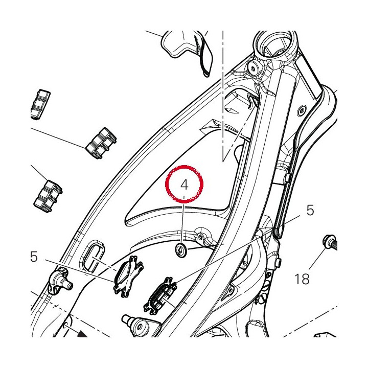 Bouchon supérieur 8721H141A — réf. 8721H141A | Ducati Store