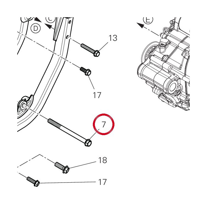 Vis 7791D921AA — réf. 7791D921AA | Ducati Store