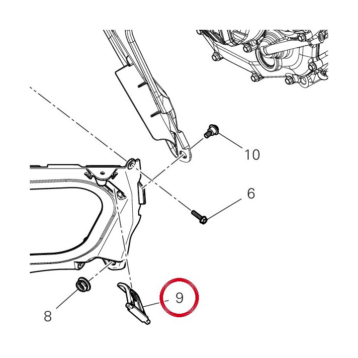 Jonc filtre à air 4421A881A — réf. 4421A881A | Ducati Store