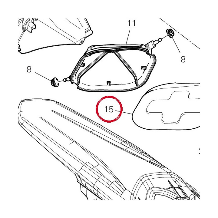 Filtre à air 42610862A — réf. 42610862A | Ducati Store
