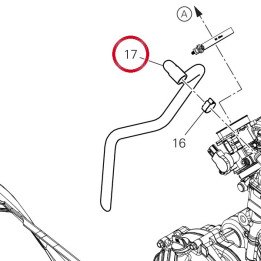 Tuyau Blow-By 87614232A — réf. 87614232A | Ducati Store