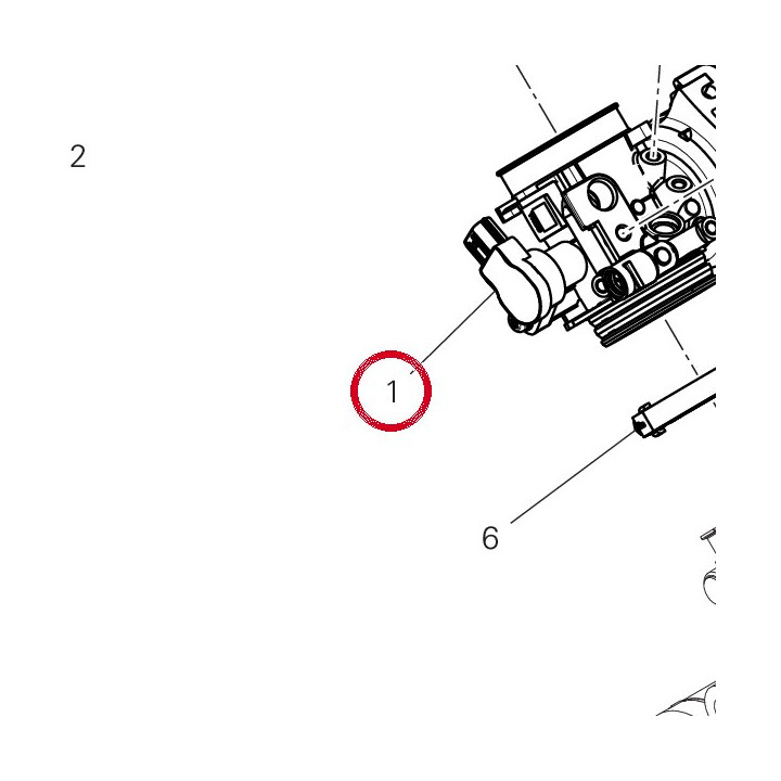 Corps papillon 28211591A — réf. 28211591A | Ducati Store