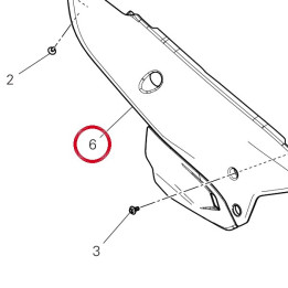 Panneau lateral droit — réf. 48227642BA | Ducati Store