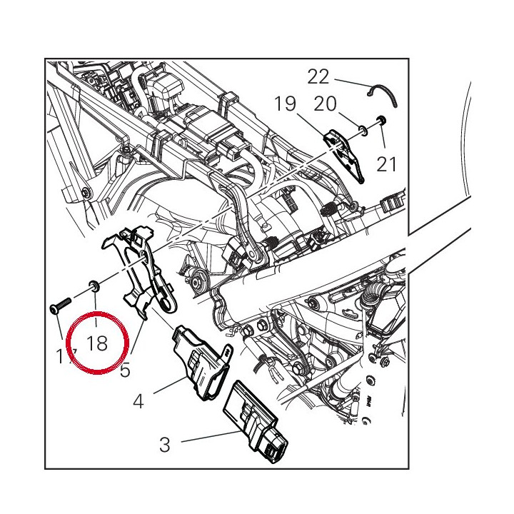 Entretoise 71616821A — réf. 71616821A | Ducati Store